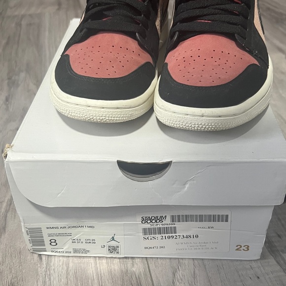 Jordan 1 Mid Canyon Rust Womens - Picture 3 of 4